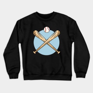 Baseball Bats and Ball Crewneck Sweatshirt